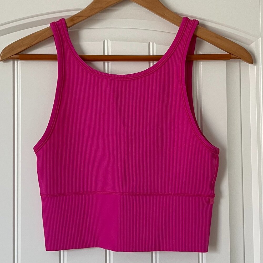 Lululemon power pivot ribbed tank top